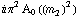 i π^2 A _ 0  ( (m _ 2^(�   ))^2 )