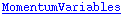 MomentumVariables