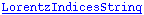 LorentzIndicesString