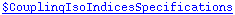 $CouplingIsoIndicesSpecifications