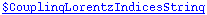 $CouplingLorentzIndicesString