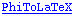 PhiToLaTeX