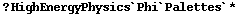 ? HighEnergyPhysics`Phi`Palettes`*