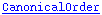 CanonicalOrder