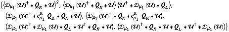 {< �s _ μ _ 1(��)^† '6 Q _ R '6 �� >^2, < �s _ μ _ 1(��)^† '6 Q _ R '6 �� > < ��^† '6 �s _ μ _ 1(��) '6 Q _ L >, < �s _ μ _ 1(��)^† '6 c _ μ _ 1^R Q _ R '6 Q _ R '6 �� >, < �s _ μ _ 1(��)^† '6 Q _ R '6 c _ μ _ 1^R Q _ R '6 �� >, < �s _ μ _ 1(��)^† '6 �s _ μ _ 1(��) '6 Q _ L '6 ��^† '6 Q _ R '6 �� >, < �s _ μ _ 1(��)^† '6 Q _ R '6 �� '6 Q _ L '6 ��^† '6 �s _ μ _ 1(��) >}