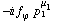 -i f _ ϕ^(�   ) p _ 1^μ _ 1