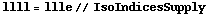 llll = llle // IsoIndicesSupply