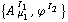 {A^( ) _ μ _ 1^I _ 1, ϕ^( )^I _ 2}