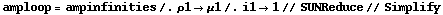 amploop = ampinfinities /. ρ1 -> μ1 /. i1 -> 1 // SUNReduce // Simplify