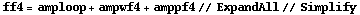 ff4 = amploop + ampwf4 + amppf4 // ExpandAll // Simplify