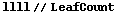 llll // LeafCount