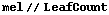 mel // LeafCount