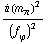 (i (m _ π^(�   ))^2)/(f _ ϕ^(�   ))^2