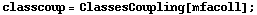classcoup = ClassesCoupling[mfacoll] ;