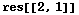 res[[2, 1]]