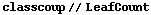 classcoup // LeafCount