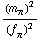 (m _ π^(�   ))^2/(f _ π^(�   ))^2