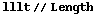 lllt // Length