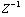 Z^(-1)