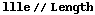 llle // Length