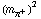 (m _ π^+^(�   ))^2