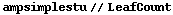 ampsimplestu // LeafCount