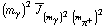 (m _ γ^(�   ))^2 Overscript[J, _] _ ((m _ γ^(�   ))^2 (m _ π^+^(�   ))^2)