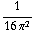 1/(16 π^2)