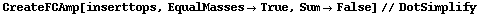 CreateFCAmp[inserttops, EqualMasses -> True, Sum -> False] // DotSimplify