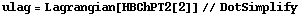 ulag = Lagrangian[HBChPT2[2]] // DotSimplify