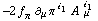 -2 f _ π^(�   ) ∂ _ μ π^( ) _ �^i _ 1 A^( ) _ μ^i _ 1