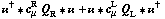 ��^† '6 c _ μ^R Q _ R '6 �� + �� '6 c _ μ^L Q _ L '6 ��^†