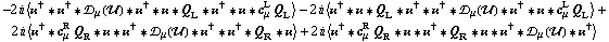-2 i < ��^† '6 ��^† '6 �s _ μ(��) '6 ��^† '6 �� '6 Q _ L '6 ��^† '6 �� '6 c _ μ^L Q _ L > - 2 i < ��^† '6 �� '6 Q _ L '6 ��^† '6 ��^† '6 �s _ μ(��) '6 ��^† '6 �� '6 c _ μ^L Q _ L > + 2 i < ��^† '6 c _ μ^R Q _ R '6 �� '6 ��^† '6 �s _ μ(��) '6 ��^† '6 ��^† '6 Q _ R '6 �� > + 2 i < ��^† '6 c _ μ^R Q _ R '6 �� '6 ��^† '6 Q _ R '6 �� '6 ��^† '6 �s _ μ(��) '6 ��^† >