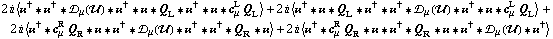 2 i < ��^† '6 ��^† '6 �s _ μ(��) '6 ��^† '6 �� '6 Q _ L '6 ��^† '6 �� '6 c _ μ^L Q _ L > + 2 i < ��^† '6 �� '6 Q _ L '6 ��^† '6 ��^† '6 �s _ μ(��) '6 ��^† '6 �� '6 c _ μ^L Q _ L > + 2 i < ��^† '6 c _ μ^R Q _ R '6 �� '6 ��^† '6 �s _ μ(��) '6 ��^† '6 ��^† '6 Q _ R '6 �� > + 2 i < ��^† '6 c _ μ^R Q _ R '6 �� '6 ��^† '6 Q _ R '6 �� '6 ��^† '6 �s _ μ(��) '6 ��^† >
