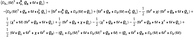 < �s _ μ_(��)^† '6 c _ μ_^R Q _ R '6 �� '6 Q _ L > -> -< �s _ μ(��)^† '6 Q _ R '6 �� '6 c _ μ^L Q _ L > + < ��^† '6 c _ μ^R Q _ R '6 �s _ μ(��) '6 Q _ L > + < ��^† '6 Q _ R '6 �s _ μ(��) '6 c _ μ^L Q _ L > - 1/2 < ��^† '6 χ > < ��^† '6 Q _ R '6 �� '6 Q _ L > + 1/2 < χ^† '6 �� > < ��^† '6 Q _ R '6 �� '6 Q _ L > + 1/2 < ��^† '6 Q _ R '6 χ '6 Q _ L > - 1/2 < χ^† '6 Q _ R '6 �� '6 Q _ L > - 1/2 < ��^† '6 Q _ R '6 �� '6 χ^† '6 �� '6 Q _ L > + 1/2 < �� '6 Q _ L '6 ��^† '6 χ '6 ��^† '6 Q _ R > - < Q _ L '6 �s _ μ(��)^† '6 �� '6 �s _ μ(��)^† '6 Q _ R '6 �� > + < Q _ L '6 ��^† '6 Q _ R '6 �s _ μ(��) '6 ��^† '6 �s _ μ(��) >
