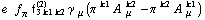 e^(  ) f _ π^(�   ) f _ (3 k1 k2)^(2) γ^( ) _ μ (π^( )^k1 A^( ) _ μ^k2 - π^( )^k2 A^( ) _ μ^k1)