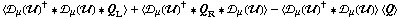 < �s _ μ(��)^† '6 �s _ μ(��) '6 Q _ L > + < �s _ μ(��)^† '6 Q _ R '6 �s _ μ(��) > - < �s _ μ(��)^† '6 �s _ μ(��) > < Q >