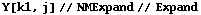Y[k1, j] // NMExpand // Expand