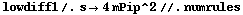 lowdiff1 /. s -> 4 mPip^2 //. numrules