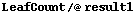 LeafCount /@ result1