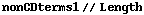 nonCDterms1 // Length