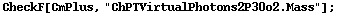 CheckF[CmPlus, "ChPTVirtualPhotons2P30o2.Mass"] ;