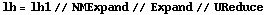 lh = lh1 // NMExpand // Expand // UReduce