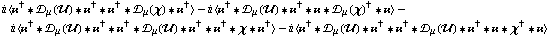 i < ��^† '6 �s _ μ(��) '6 ��^† '6 ��^† '6 �s _ μ(χ) '6 ��^† > - i < ��^† '6 �s _ μ(��) '6 ��^† '6 �� '6 �s _ μ(χ)^† '6 �� > - i < ��^† '6 �s _ μ(��) '6 ��^† '6 ��^† '6 �s _ μ(��) '6 ��^† '6 ��^† '6 χ '6 ��^† > - i < ��^† '6 �s _ μ(��) '6 ��^† '6 ��^† '6 �s _ μ(��) '6 ��^† '6 �� '6 χ^† '6 �� >