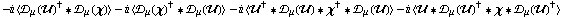 -i < �s _ μ(��)^† '6 �s _ μ(χ) > - i < �s _ μ(χ)^† '6 �s _ μ(��) > - i < ��^† '6 �s _ μ(��) '6 χ^† '6 �s _ μ(��) > - i < �� '6 �s _ μ(��)^† '6 χ '6 �s _ μ(��)^† >