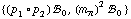 {(p _ 1 &deg; p _ 2) !, _ 0^(  ), (m _ π^(�   ))^2 !, _ 0^(  )}