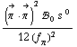 ((Overscript[π^( ), ->] &middot; Overscript[π^( ), ->])^2 !, _ 0^(  ) s^( )^0)/(12 (f _ π^(�   ))^2)