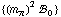 {(m _ π^(�   ))^2 !, _ 0^(  )}