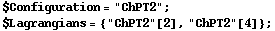 $Configuration = "ChPT2" ;  $Lagrangians = {"ChPT2"[2], "ChPT2"[4]} ; 