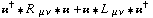 ��^† '6 R^( ) _ (μ ν) '6 �� + �� '6 L^( ) _ (μ ν) '6 ��^†